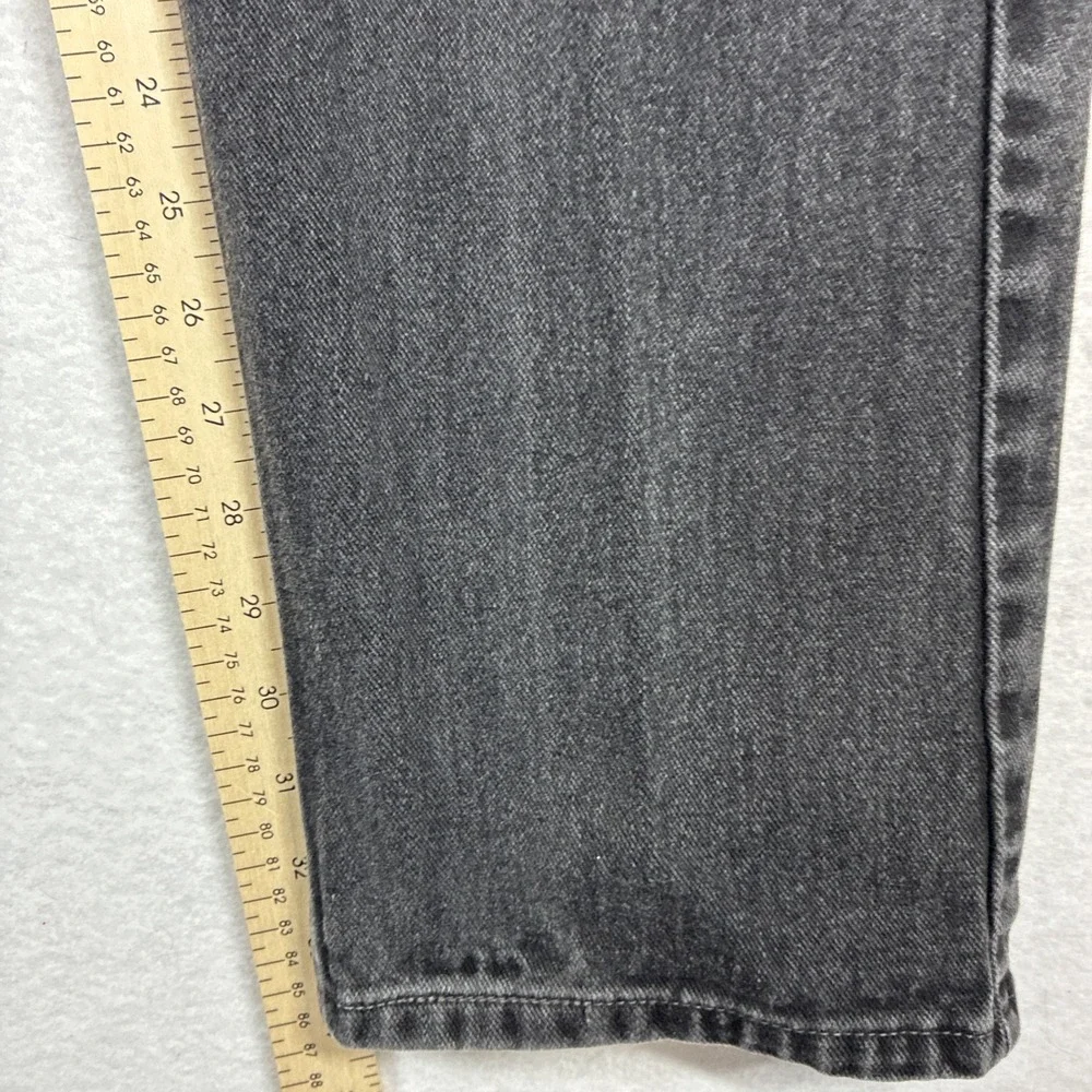 Vintage‎ Levi's 505 Black Jeans Size 34 X 34 100% Cotton Straight Leg Denim Y2K